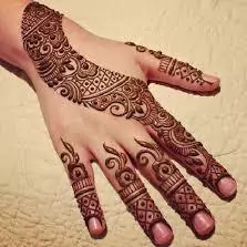 indian mehandi design photos